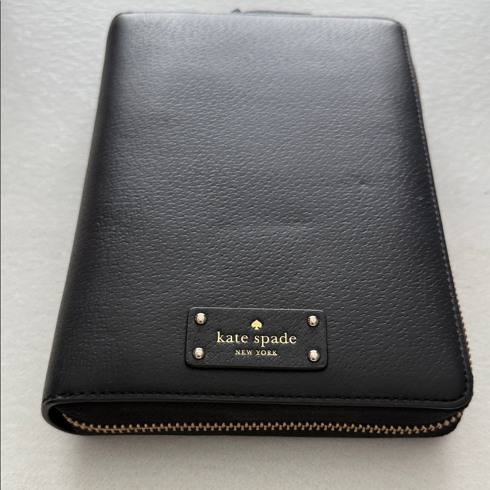 Kate Spade Black Textured organizer